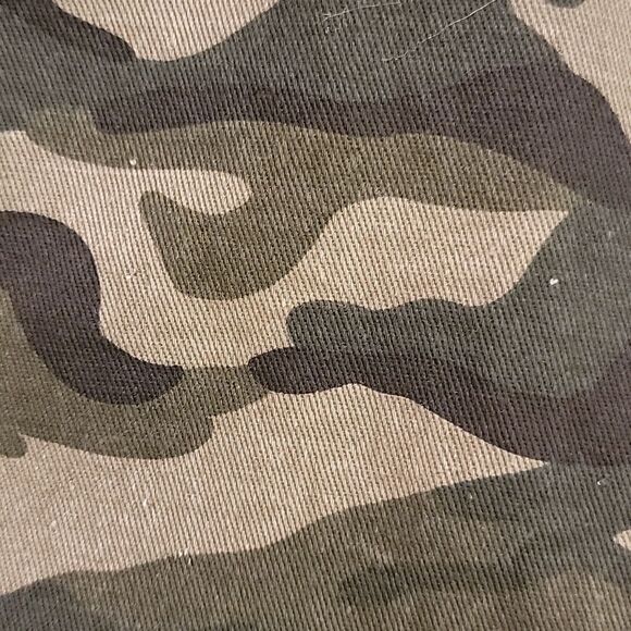 Cara Loren Camouflage Jacket with Pink Fur Collar Sz L - Picture 11 of 11